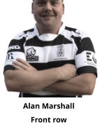 Alan Marshall Front row